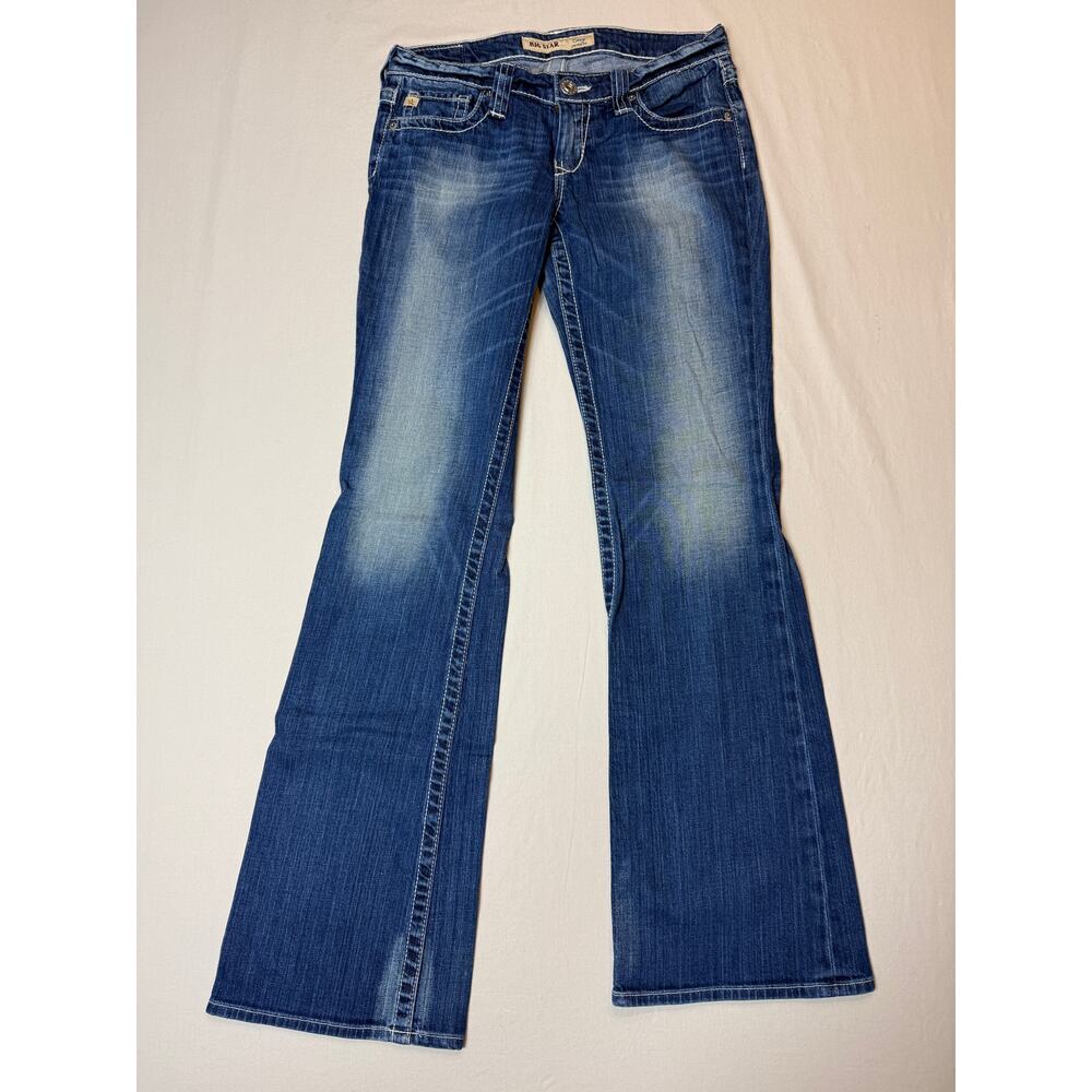 Womens Big Star Casey Low Rise Bootcut Jeans 28L Y2K Denim